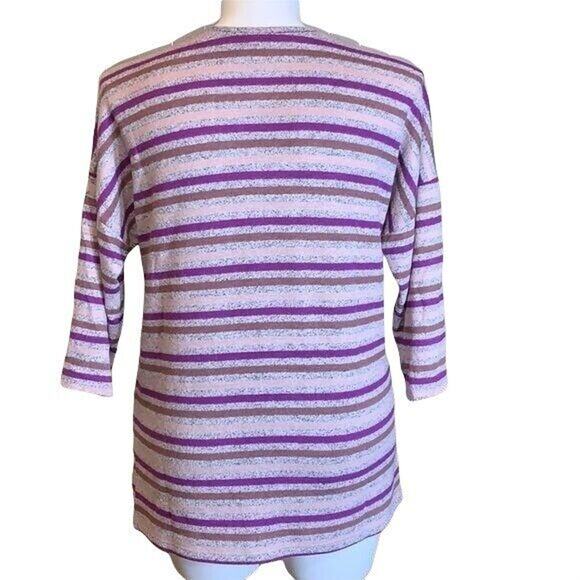 Torrid Womens Pullover Sweater Striped Super Soft Plush Comfy Pink 1X 14 16 - Picture 4 of 16